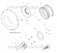 RUEDA DELANTERA and FRENO DISK/HUBS