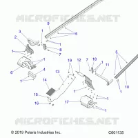 CHASSIS, PROTECCIÃ³N DEL EMBRAGUE, FOOTRESTS, TUNNEL GRIPS