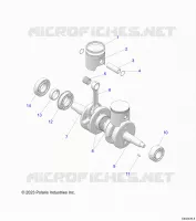 ENGINE, PISTON AND CIGUEÑAL
