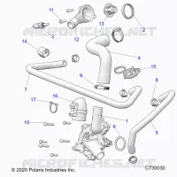MOTOR, WATERPUMP AND BYPASS