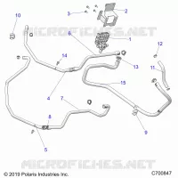 TABLERO, HEATER ROUTING