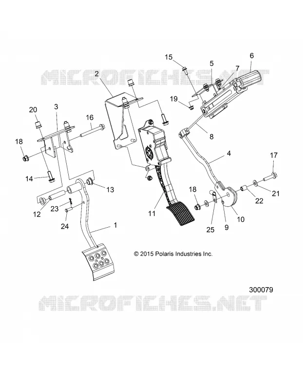 CONTROLES, PEDALS AND PARK BRAKE
