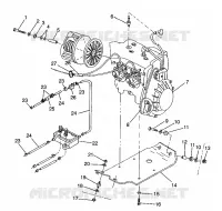 MONTAJE DEL MOTOR SPORT 0980443 and SPORT TOURING 0980243 (4942054205C003)