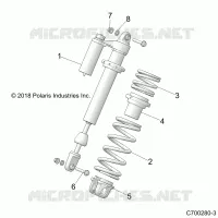 SUSPENSION, CHOQUE FRONTAL MOUNTING