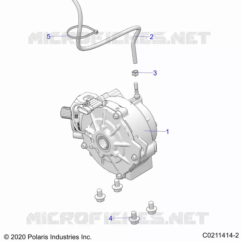 TREN, FRONT GEARCASE MOUNTING
