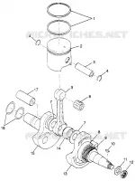 PISTÓN Y CIGÜEÑAL (BLAZER) TRAIL BLAZER W97BA25C (4940124012D001)