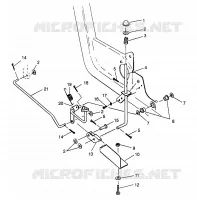 Y PEDAL FRENO DE ESTACIONAMIENTO 6X6 400L NORWEGIAN N968740 (4935963596C001)
