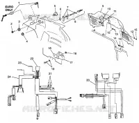 CONSOLA Y CABLE DE MAZO 600 XCR 0975677, 600 XCR SE H975677 and EUROPEAN 6 (4937963796A010)