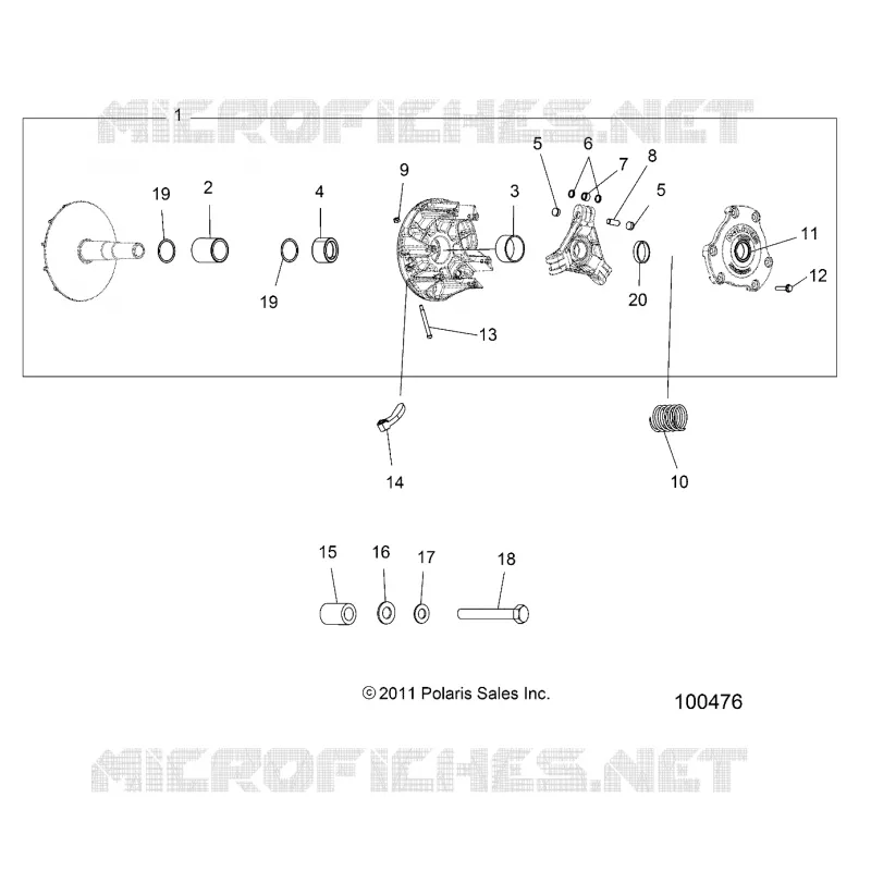 TREN, PRIMARY CLUTCH