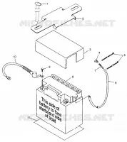 CAJA DE BATERIA SLTX B974590 and INTL. SLTX I974590 (4941214121B005)