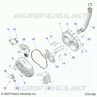 TREN, CLUTCH COVER AND DUCTING