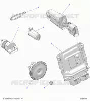 ELECTRICA, SWITCHES, HORN AND ECM