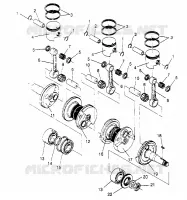 PISTÓN Y CIGÜEÑAL RXL TOURING 0950869 (4928982898C012)