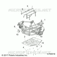 CHASSIS, MARCO PRINCIPAL AND SKID PLATES