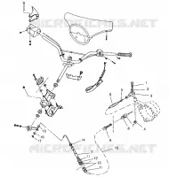 conjunto de dirección SL 650 B954058 (4930483048A014)