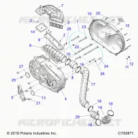 TREN, CLUTCH COVER AND DUCTING