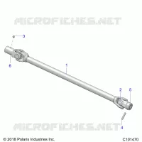 TREN, PROP SHAFT, FRONT