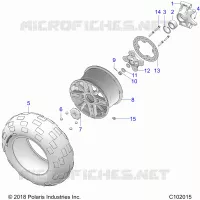 RUEDAS, REAR AND HUB