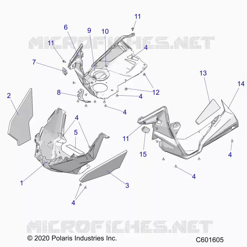 NOSEPAN ASM./FENDERS