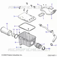ENGINE, TOMA DE AIRE SYSTEM