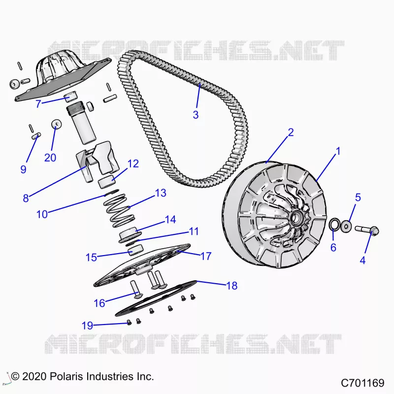 TREN, SECONDARY CLUTCH