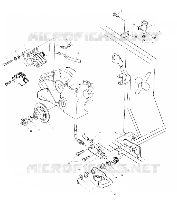 FRENO TRASERO/FOOT PEDAL
