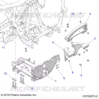 CHASSIS, MOUNTING, FRONT CAJA DE ENGRANAJES