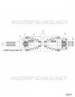 TREN, REAR DRIVE SHAFT