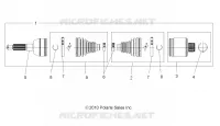 DRIVE TRAIN, TRASERO UNIDAD SHAFT