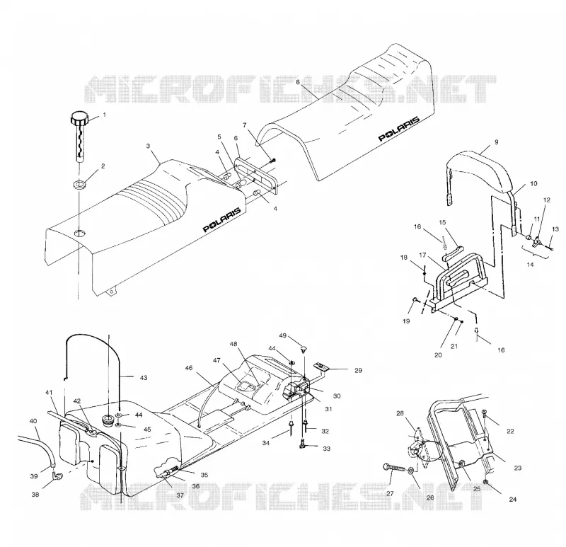 ASIENTO Y TANQUE DE GAS