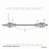 TREN, FRONT HALF SHAFT