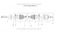 DRIVE TRAIN, TRANSMISION DELANTERA SHAFT