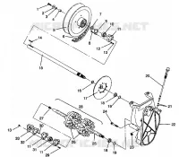 TREN ASSEMBLY 440 0942760 and 440 SKS 0942560 (4925072507017A)
