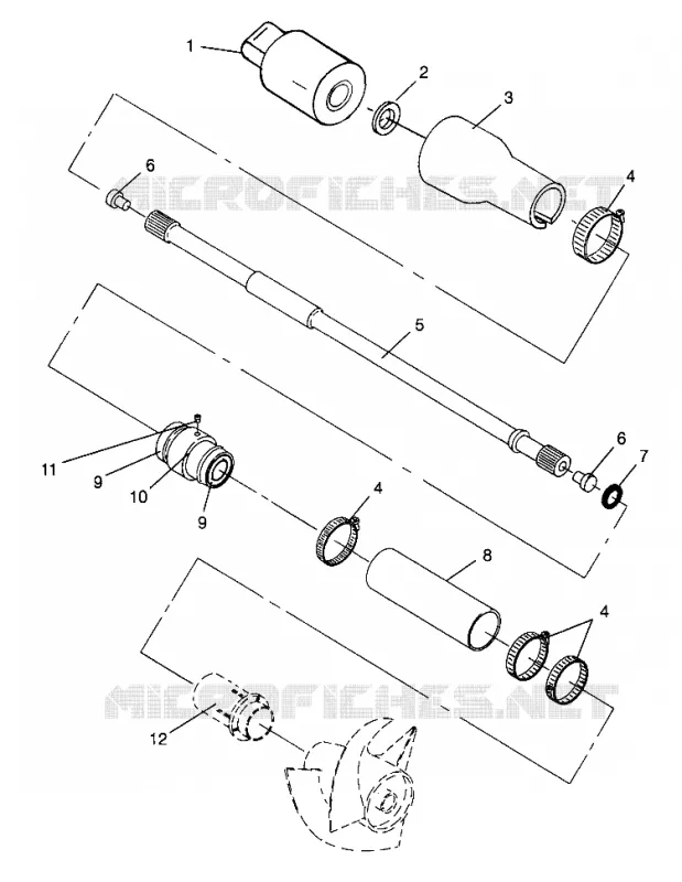 SISTEMA DE MANEJO SLX 780 B964287 and  Intl. SLX 780 I964287 (4937443744B002)