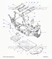 CHASSIS, MAIN FRAME AND ESQUÃD PLATES