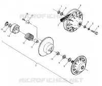 accionado de embrague  XPLORER 500 W97CD50A (4941354135C004)
