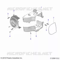 ENGINE, FAN COVER AND SUDARIO