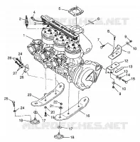 MONTAJE DEL MOTOR SL 780 B974088 and Intl. SL 780 I974088 (4940924092B001)