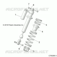 SUSPENSION, CHOQUE FRONTAL MOUNTING