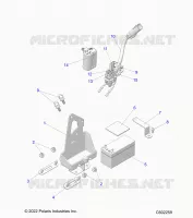 ELECTRICA, BATTERY, MANUAL START POWER UP COMPONENTS