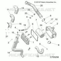ENGINE, TOMA DE AIRE SYSTEM