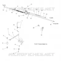 MOTOR, CARBURADOR MOUNTING AND GASOLINA LINES