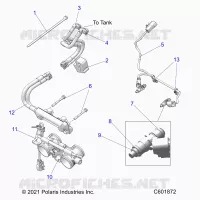 SISTEMA DE COMBUSTIBLE, RAIL, LINES AND THROTTLE BODY