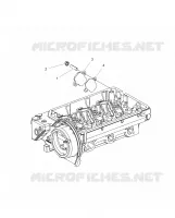 ENGINE, GASOLINA PUMP FITTING COVER