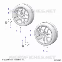 RUEDAS, FRONT AND REAR (S/SP MODELS)
