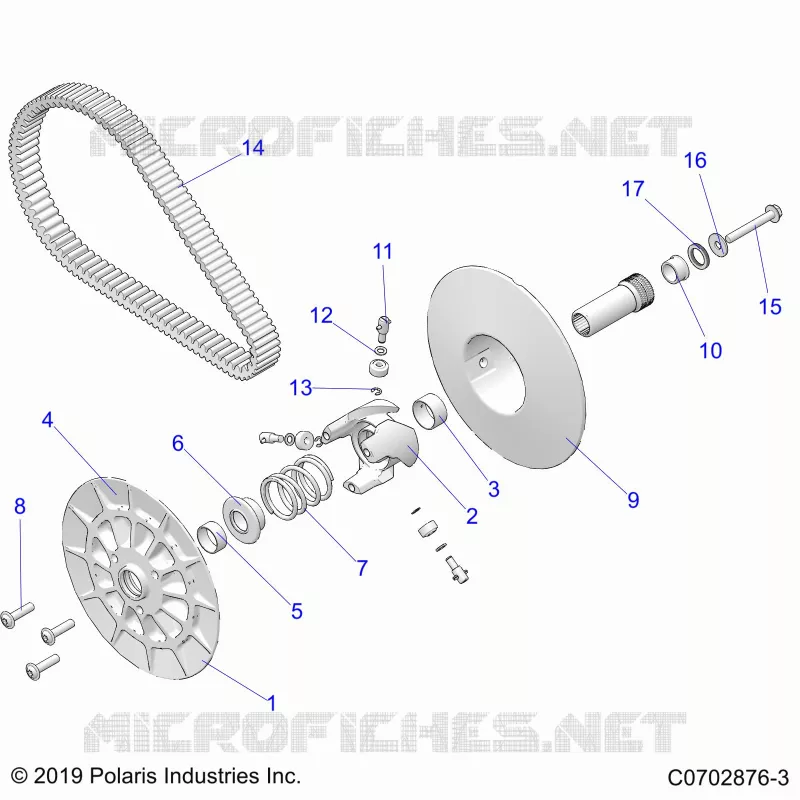 TREN, SECONDARY CLUTCH