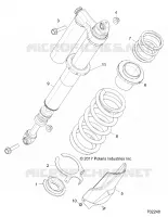 SUSPENSION TRASERA SHOCK MOUNTING