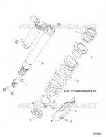 SUSPENSION, SHOCK TRASERO MOUNTING