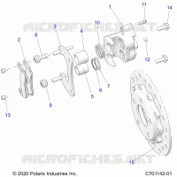 BRAKES, PINZA FRENO TRASEIRA