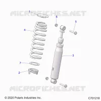 SUSPENSION, CHOQUE FRONTAL MOUNTING